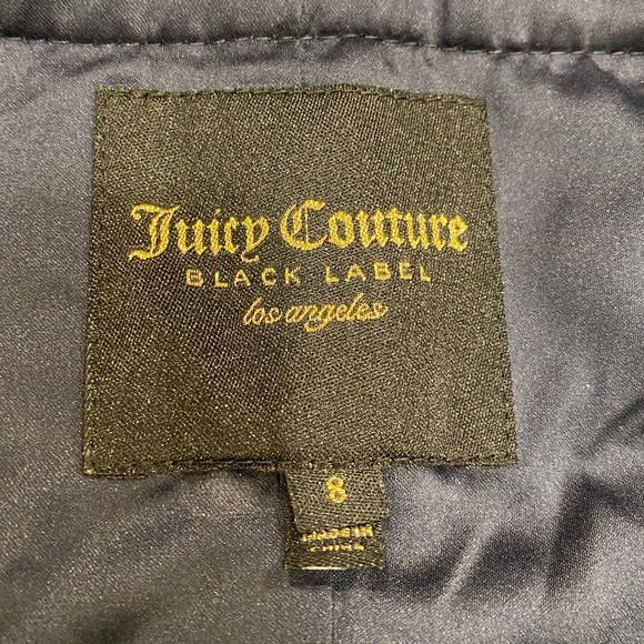 Juicy Couture Jacket Size 8 Blue Pink Tweed - Picture 3 of 12